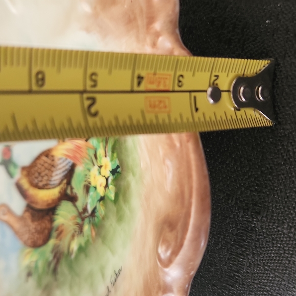 VINTAGE RUTH CROWL FISHER HAND PAINTED DECORATIVE DISH - Picture 8 of 8
